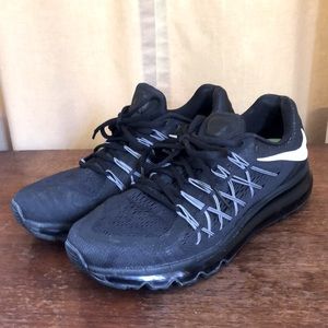$270 Nike Air Max 2015 Black & White Running Sneakers Men’s size 9 698902-001